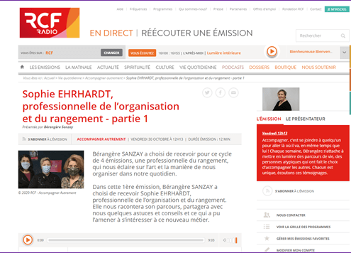 Interview Ordolys sur RCF Touraine