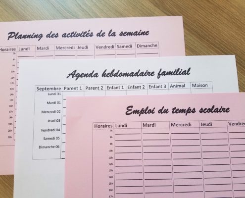 Outils d'organisation de la vie familiale